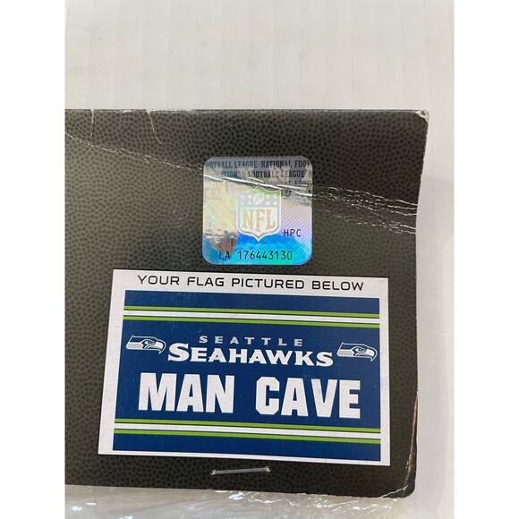 NFL Seattle Seahawks Man Cave Flag 3' x 5' Decorative Banner Football Fan Gear - Picture 4 of 4